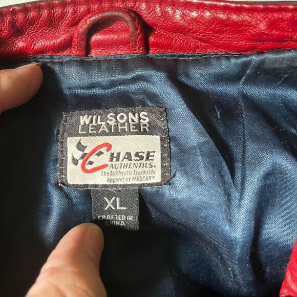 Vintage Wilsons Leather x Chase Authentics Jeff Gordon NASCAR Jacket #24 XL - Picture 8 of 11